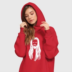 Платье-худи хлопок Leos Hellscream белые дреды - фото 2