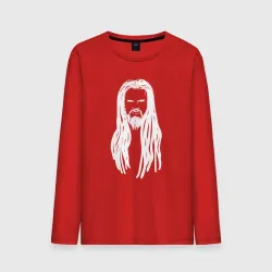 Мужской лонгслив хлопок Leos Hellscream белые дреды