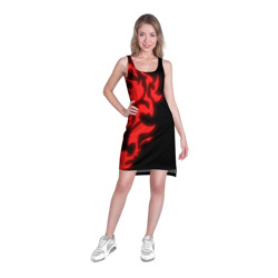 Платье-майка 3D Красный щит проклятый - фото 2