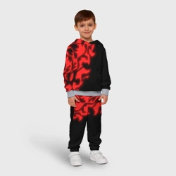 Детский костюм с толстовкой 3D Красный щит проклятый - фото 2