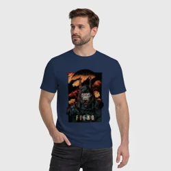 Мужская футболка хлопок FIEND - Curse Of Anubis  - фото 2
