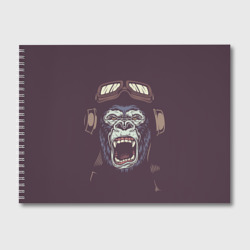 Альбом для рисования Орущая горилла