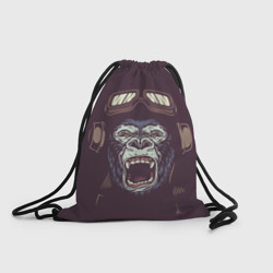 Рюкзак-мешок 3D Орущая горилла