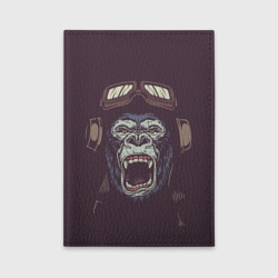 Обложка для автодокументов Орущая горилла