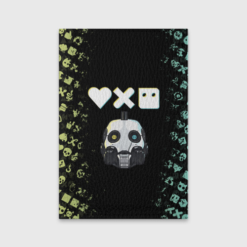 Обложка для паспорта матовая кожа Love, Death and Robots Pattern, цвет фиолетовый