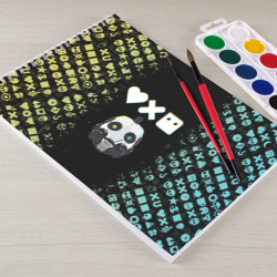 Альбом для рисования Love, Death and Robots Pattern - фото 2