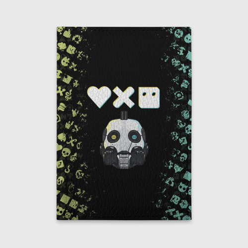 Обложка для автодокументов Love, Death and Robots Pattern, цвет фиолетовый