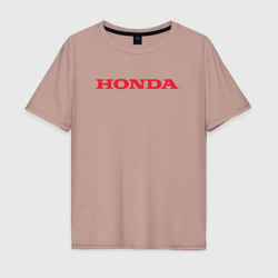 Хонда красное лого – Мужская футболка хлопок Oversize с принтом купить со скидкой в -16%