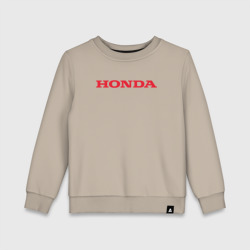 Детский свитшот хлопок Хонда красное лого