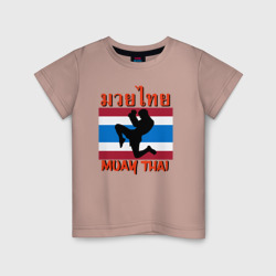 Детская футболка хлопок Боец Муай Тай