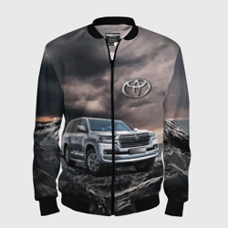 Мужской бомбер 3D Toyota Land Cruiser 200 среди скал