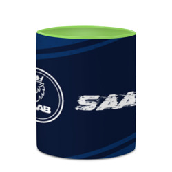 Кружка с полной запечаткой Saab + Линии - фото 2