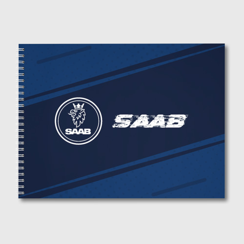 Альбом для рисования Saab + Линии