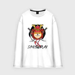 Мужской лонгслив oversize хлопок Shiburai