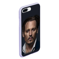 Чехол для iPhone 7Plus/8 Plus матовый Джонни Депп Johnny Depp - фото 2