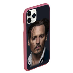 Чехол для iPhone 11 Pro Max матовый Джонни Депп Johnny Depp - фото 2