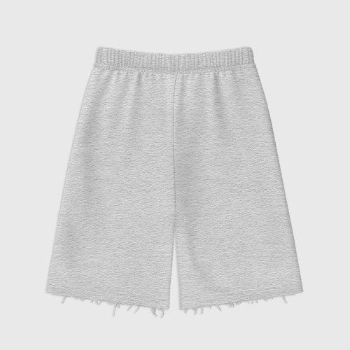 Женские шорты oversize футер хлопок Focus black - двоится пьяный расфокус - фото 2