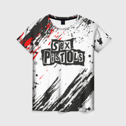 Женская футболка 3D Sex Pistols Big Logo