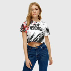 Женская футболка Crop-top 3D Sex Pistols Big Logo - фото 2