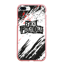 Чехол для iPhone 7Plus/8 Plus матовый Sex Pistols Big Logo