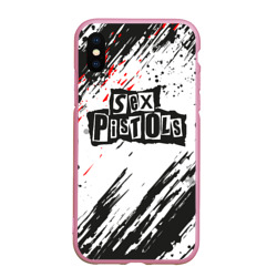 Чехол для iPhone XS Max матовый Sex Pistols Big Logo