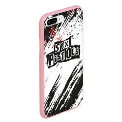 Чехол для iPhone 7Plus/8 Plus матовый Sex Pistols Big Logo - фото 2