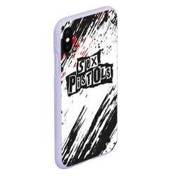 Чехол для iPhone XS Max матовый Sex Pistols Big Logo - фото 2