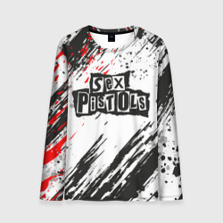 Sex Pistols Big Logo – Мужской лонгслив 3D с принтом купить со скидкой в -20%