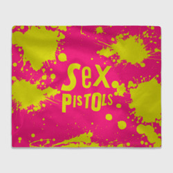 Плед 3D Sex Pistols Yellow Logo