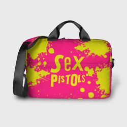 Сумка для ноутбука 3D Sex Pistols Yellow Logo