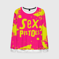 Мужской свитшот 3D Sex Pistols Yellow Logo