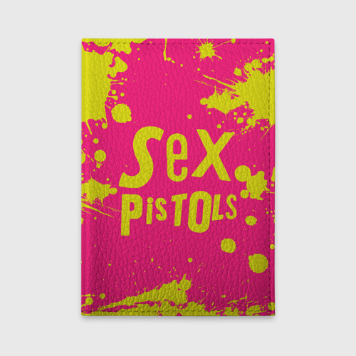 Обложка для автодокументов Sex Pistols Yellow Logo, цвет зеленый