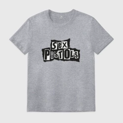 Мужская футболка хлопок Секс Пистолз логотип