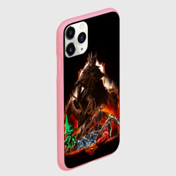 Чехол для iPhone 11 Pro Max матовый Bloodborne Экспозиция боссов - фото 2