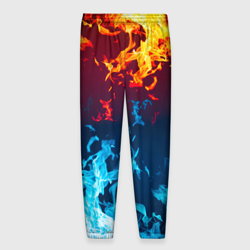 Мужские брюки 3D Лед и Пламя Борьба стихий, цвет 3D печать - фото 2