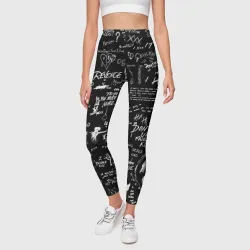 Леггинсы 3D XXXTentacion logobombing - фото 2