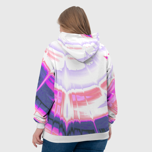 Женская толстовка 3D Тай-дай Абстракция Tie-Dye, цвет 3D печать - фото 7