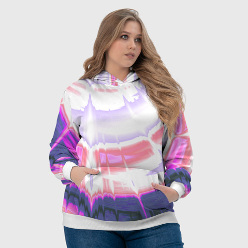 Женская толстовка 3D Тай-дай Абстракция Tie-Dye, цвет 3D печать - фото 6