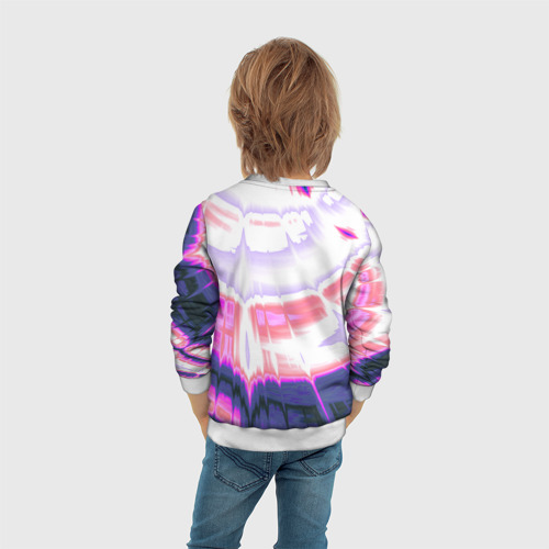 Детский свитшот 3D Тай-дай Абстракция Tie-Dye, цвет 3D печать - фото 6