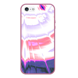 Чехол для iPhone 5/5S матовый Тай-дай Абстракция Tie-Dye