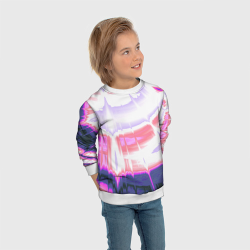 Детский свитшот 3D Тай-дай Абстракция Tie-Dye, цвет 3D печать - фото 5