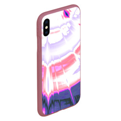 Чехол для iPhone XS Max матовый Тай-дай Абстракция Tie-Dye - фото 2