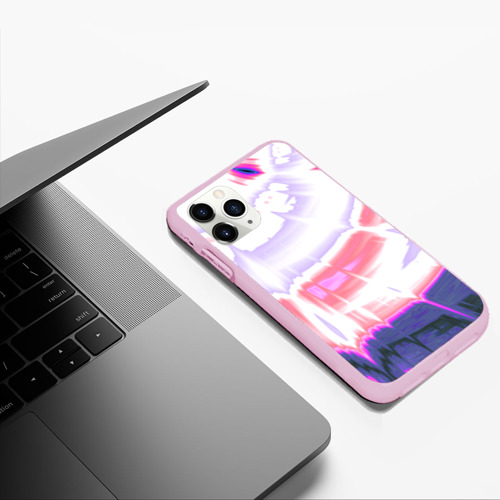 Чехол для iPhone 11 Pro Max матовый Тай-дай Абстракция Tie-Dye, цвет розовый - фото 5