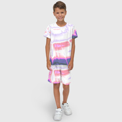 Детский костюм с шортами 3D Тай-дай Абстракция Tie-Dye - фото 2