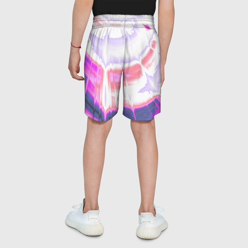 Детские спортивные шорты 3D Тай-дай Абстракция Tie-Dye, цвет 3D печать - фото 5