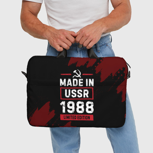 Сумка для ноутбука 3D Made In USSR 1988 Limited Edition, цвет 3D печать - фото 5