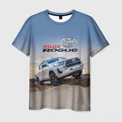 Мужская футболка 3D Toyota Hilux Rogue Off-road vehicle Тойота - проходимец