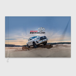 Флаг 3D Toyota Hilux Rogue Off-road vehicle Тойота - проходимец