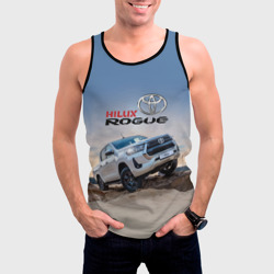 Мужская майка 3D Toyota Hilux Rogue Off-road vehicle Тойота - проходимец - фото 2