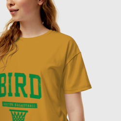 Женская футболка хлопок Oversize Bird - Boston - фото 2